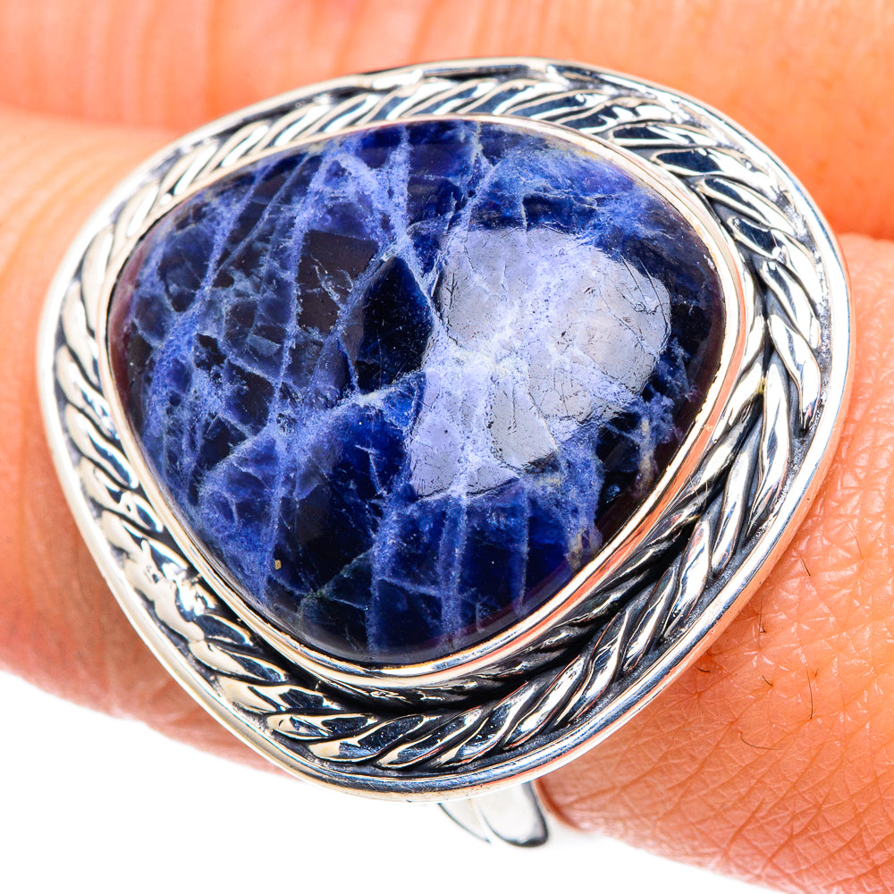 Sodalite Rings handcrafted by Ana Silver Co - RING93439