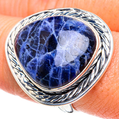 Sodalite Rings handcrafted by Ana Silver Co - RING93439