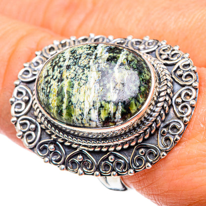 Ocean Jasper Rings handcrafted by Ana Silver Co - RING93446