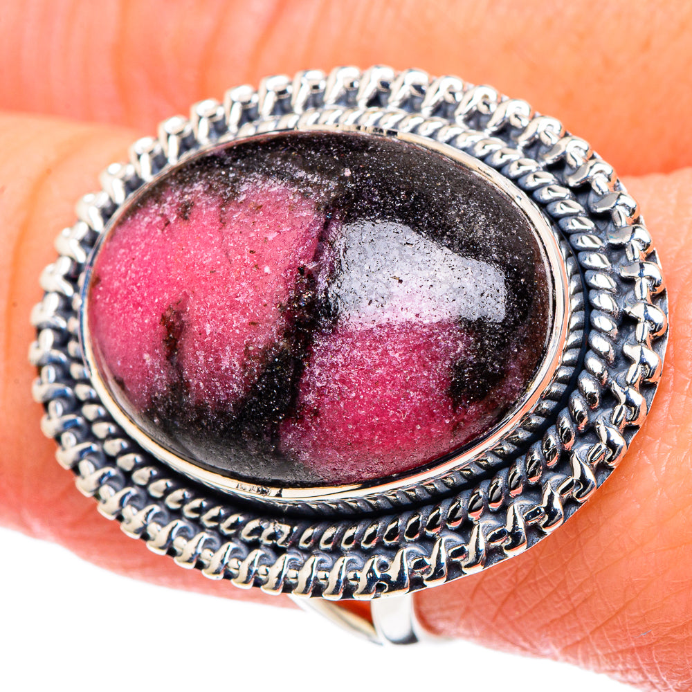 Rhodonite Rings handcrafted by Ana Silver Co - RING93455