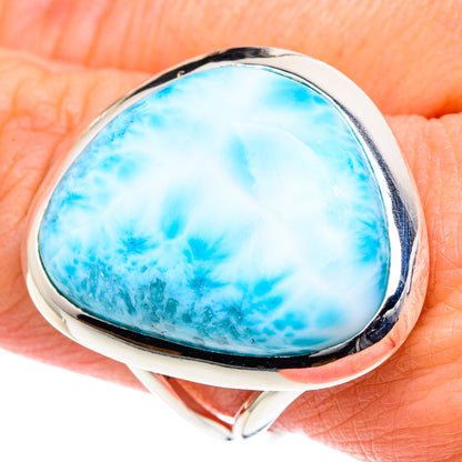 Larimar Rings handcrafted by Ana Silver Co - RING93474