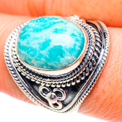 Amazonite Rings handcrafted by Ana Silver Co - RING93480