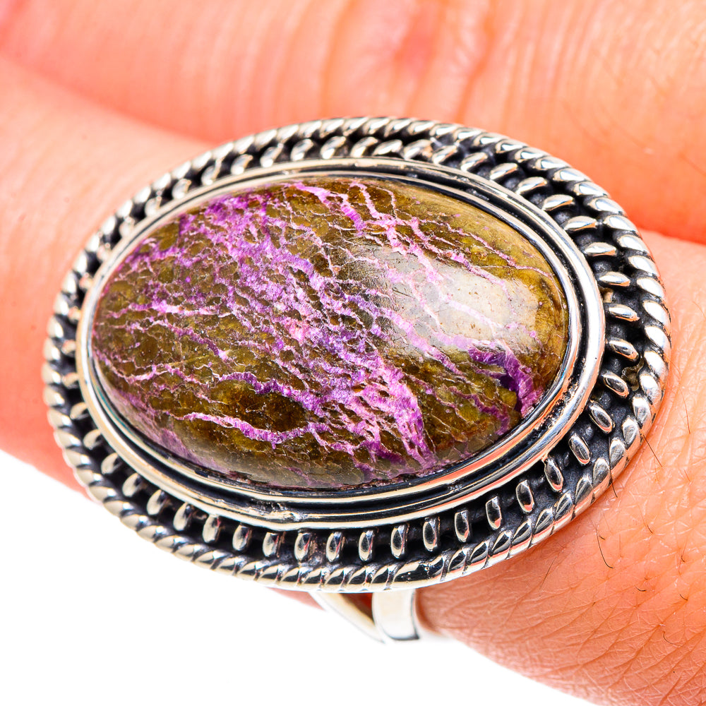 Stichtite Rings handcrafted by Ana Silver Co - RING93496