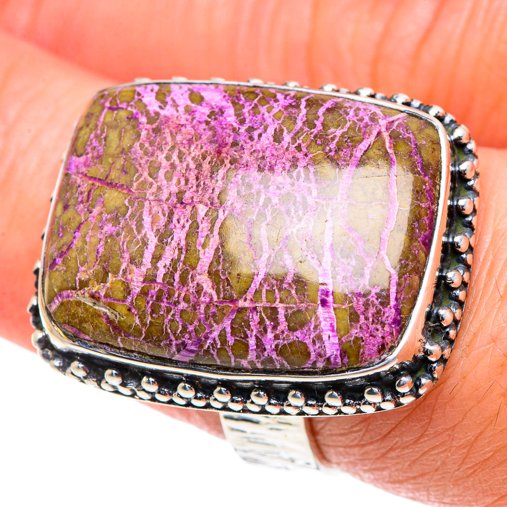 Stichtite Rings handcrafted by Ana Silver Co - RING93498