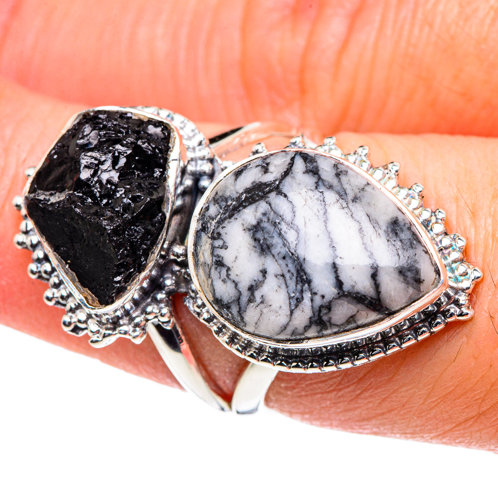 Pinolith Jasper Rings handcrafted by Ana Silver Co - RING93500
