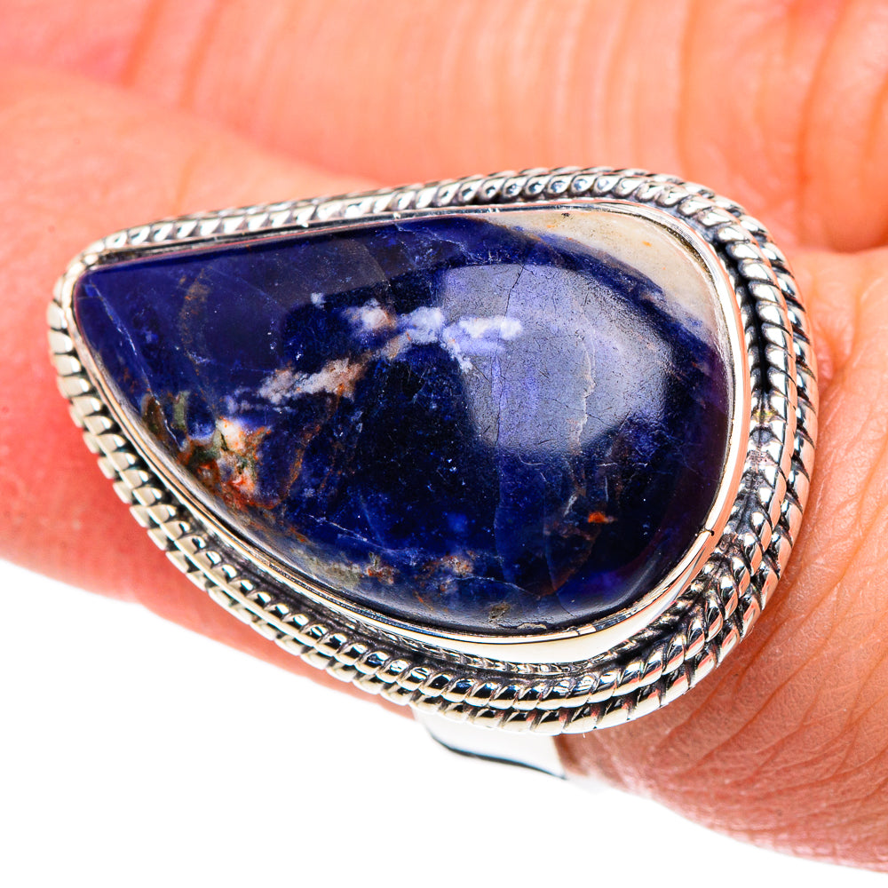 Sodalite Rings handcrafted by Ana Silver Co - RING93516