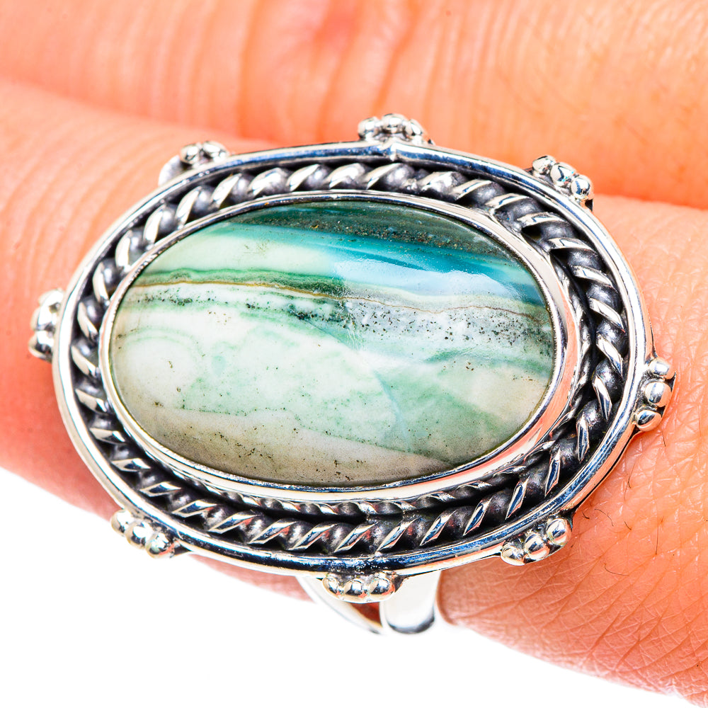 Ocean Jasper Rings handcrafted by Ana Silver Co - RING93519