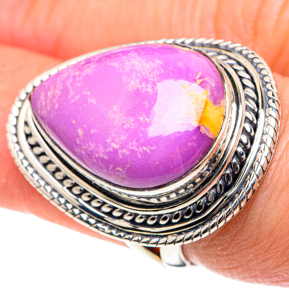 Phosphosiderite Rings handcrafted by Ana Silver Co - RING93532