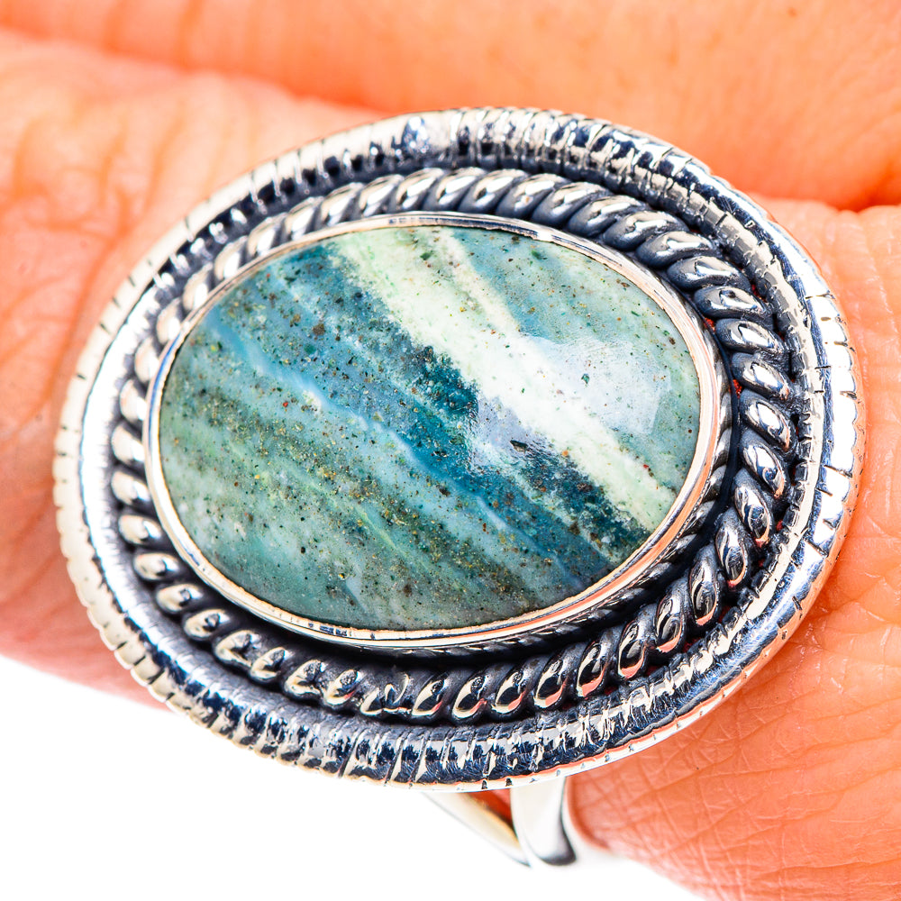 Ocean Jasper Rings handcrafted by Ana Silver Co - RING93542