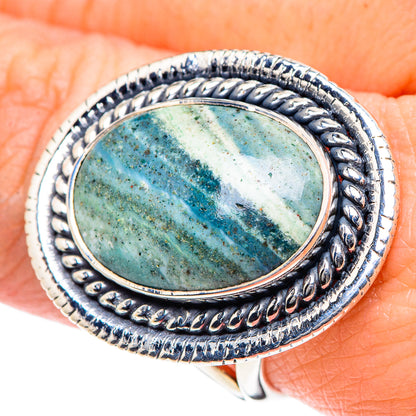 Ocean Jasper Rings handcrafted by Ana Silver Co - RING93542
