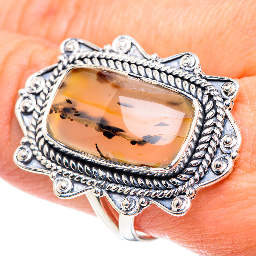 Montana Agate Rings handcrafted by Ana Silver Co - RING93548