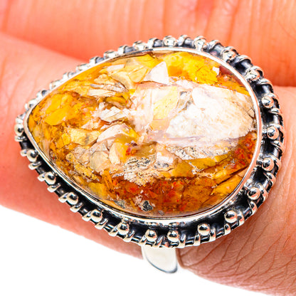 Brecciated Mookaite Rings handcrafted by Ana Silver Co - RING93549