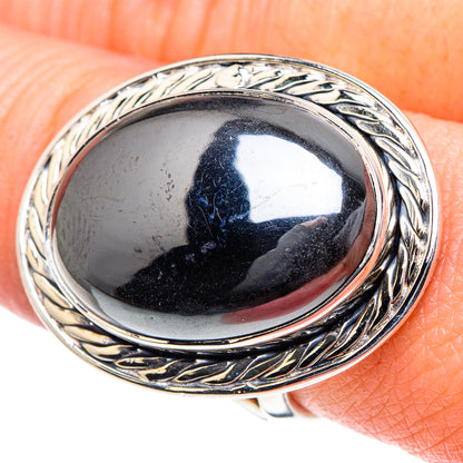 Hematite Rings handcrafted by Ana Silver Co - RING93560