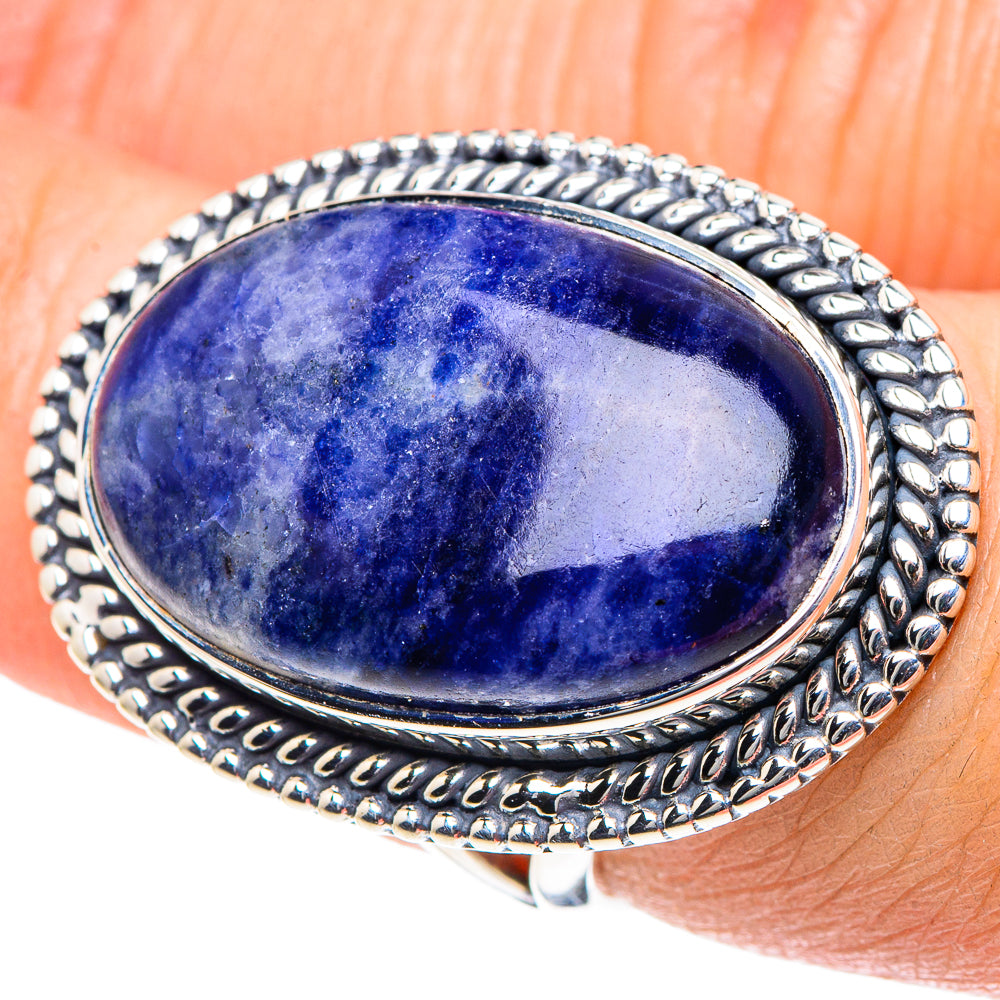 Sodalite Rings handcrafted by Ana Silver Co - RING93563