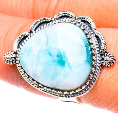 Larimar Rings handcrafted by Ana Silver Co - RING93564
