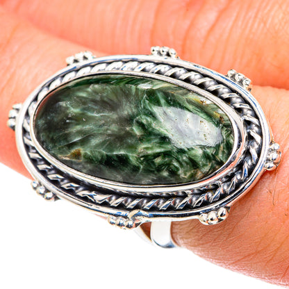 Seraphinite Rings handcrafted by Ana Silver Co - RING93570