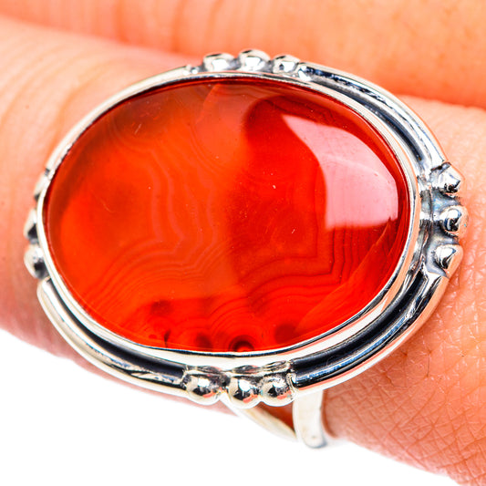Carnelian Rings handcrafted by Ana Silver Co - RING93583