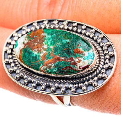 Chrysocolla Rings handcrafted by Ana Silver Co - RING93600