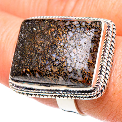 Dinosaur Bone Rings handcrafted by Ana Silver Co - RING93608