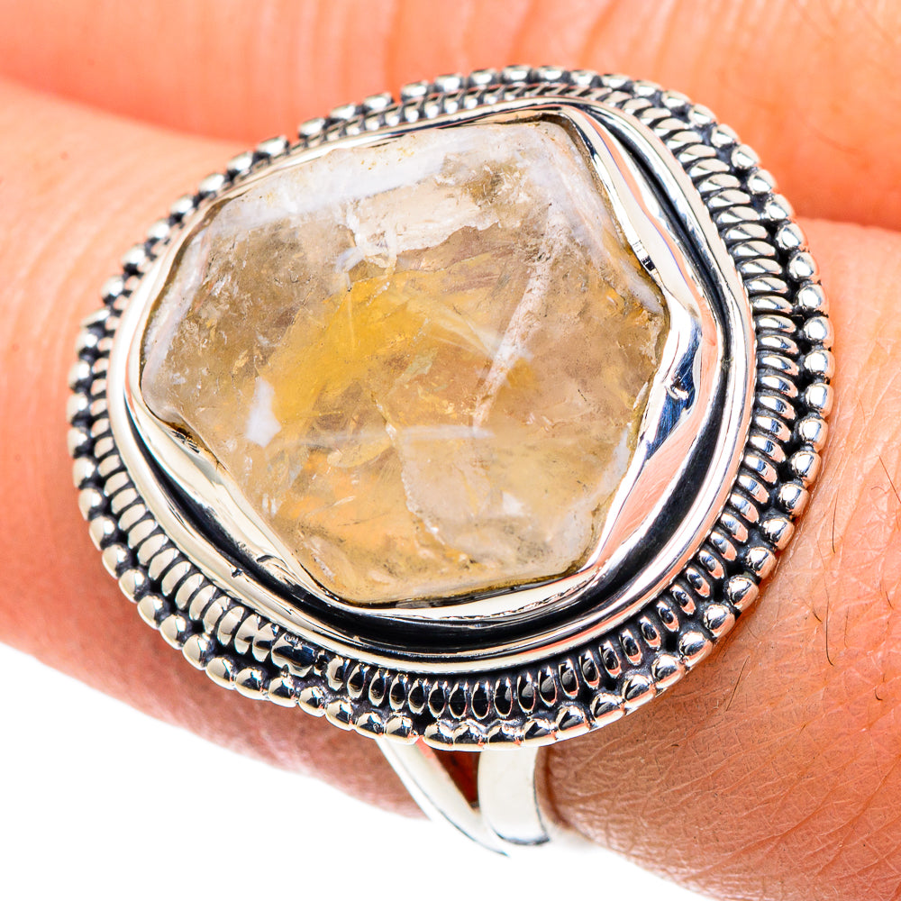 Citrine Rings handcrafted by Ana Silver Co - RING93612