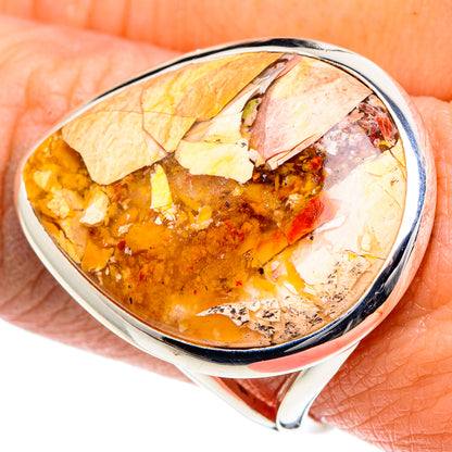 Brecciated Mookaite Rings handcrafted by Ana Silver Co - RING93614
