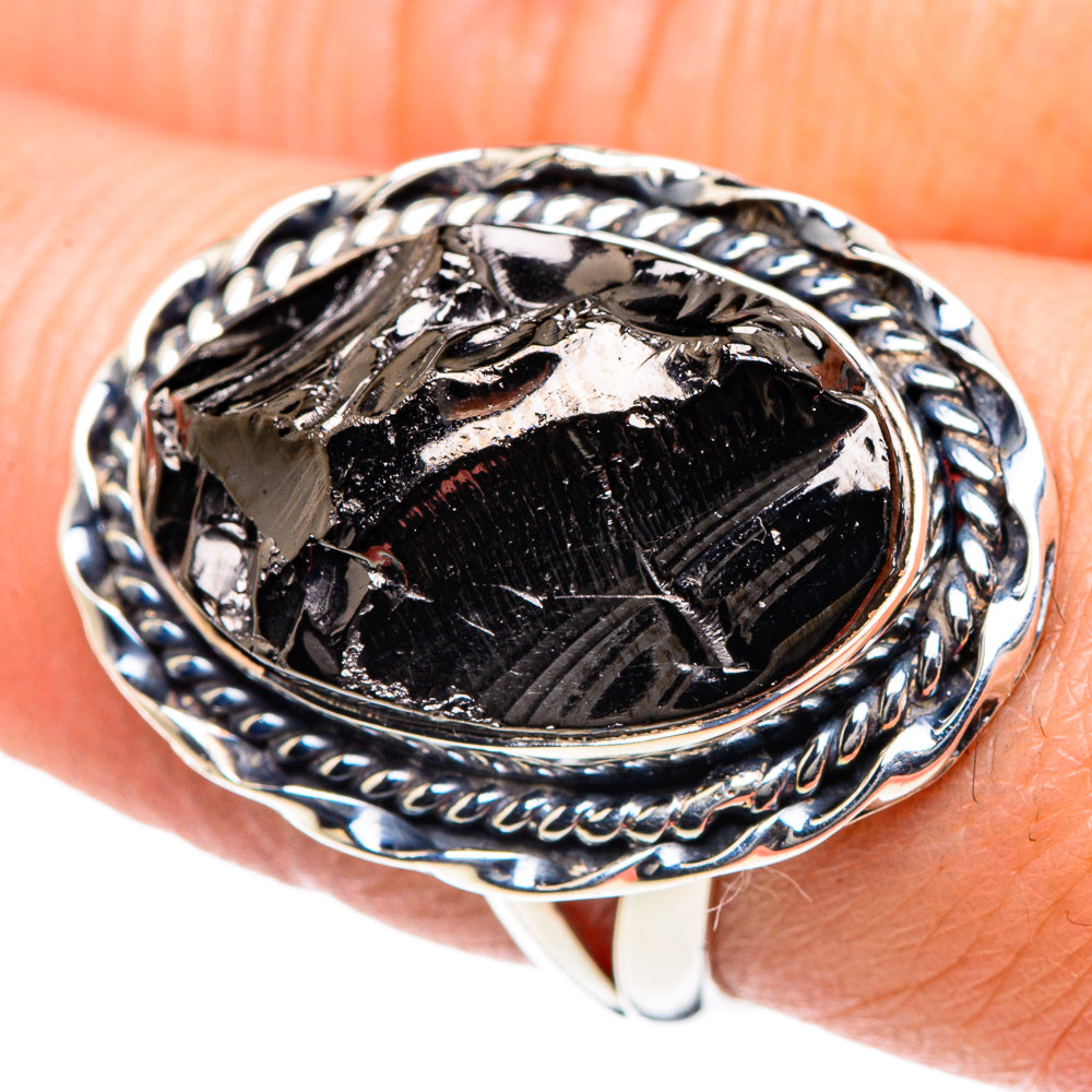 Shungite Rings handcrafted by Ana Silver Co - RING93625