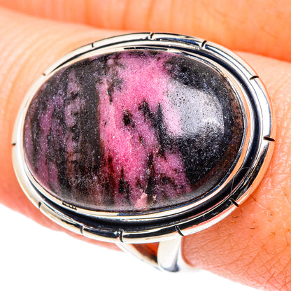 Rhodonite Rings handcrafted by Ana Silver Co - RING93643
