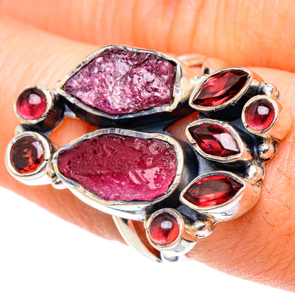 Pink Tourmaline Rings handcrafted by Ana Silver Co - RING93653