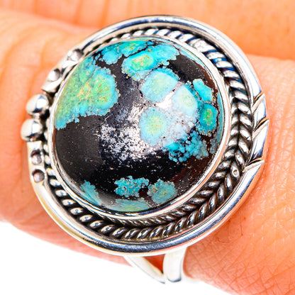 Tibetan Turquoise Rings handcrafted by Ana Silver Co - RING93660