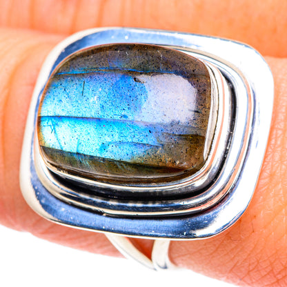 Labradorite Rings handcrafted by Ana Silver Co - RING93661