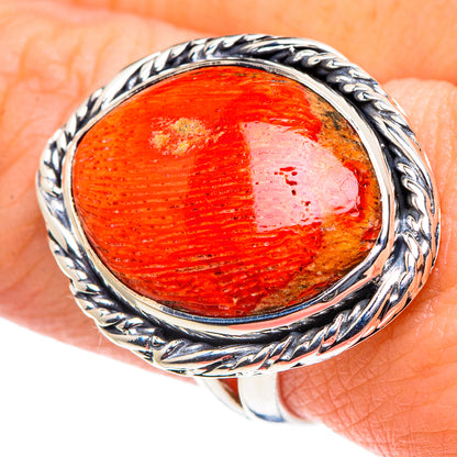 Sponge Coral Rings handcrafted by Ana Silver Co - RING93670