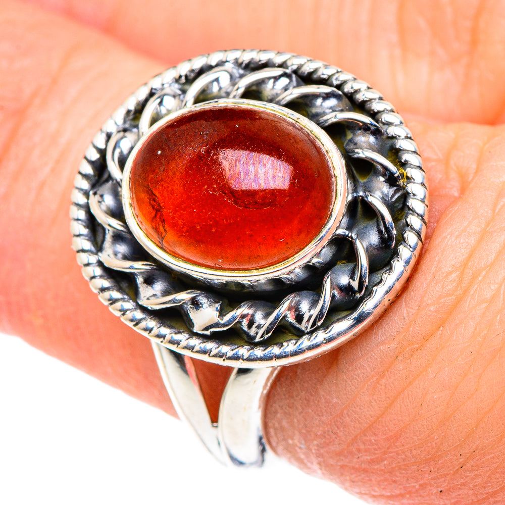 Carnelian Rings handcrafted by Ana Silver Co - RING93671