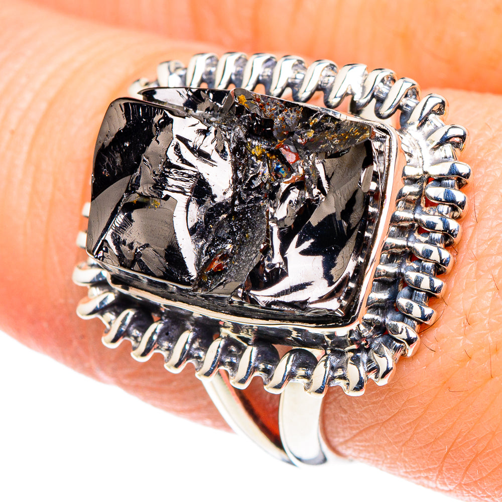 Shungite Rings handcrafted by Ana Silver Co - RING93679