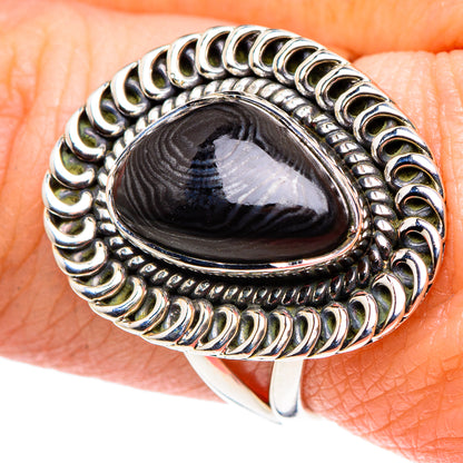 Psilomelane Rings handcrafted by Ana Silver Co - RING93680