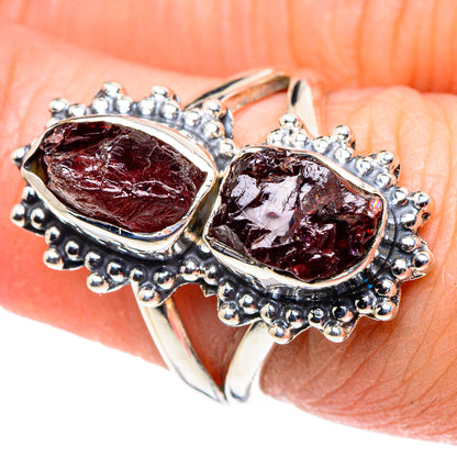Garnet Rings handcrafted by Ana Silver Co - RING93702