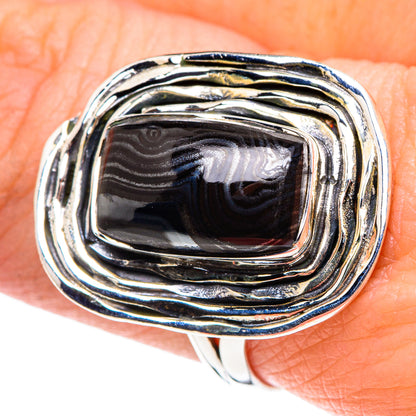 Psilomelane Rings handcrafted by Ana Silver Co - RING93706