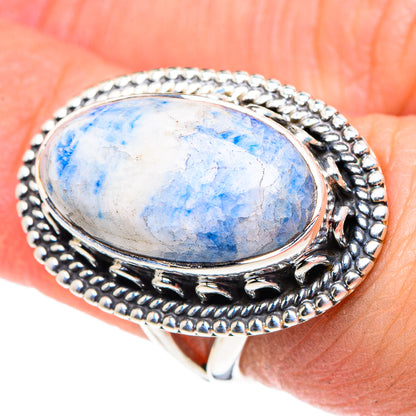 Blue Scheelite Rings handcrafted by Ana Silver Co - RING93715