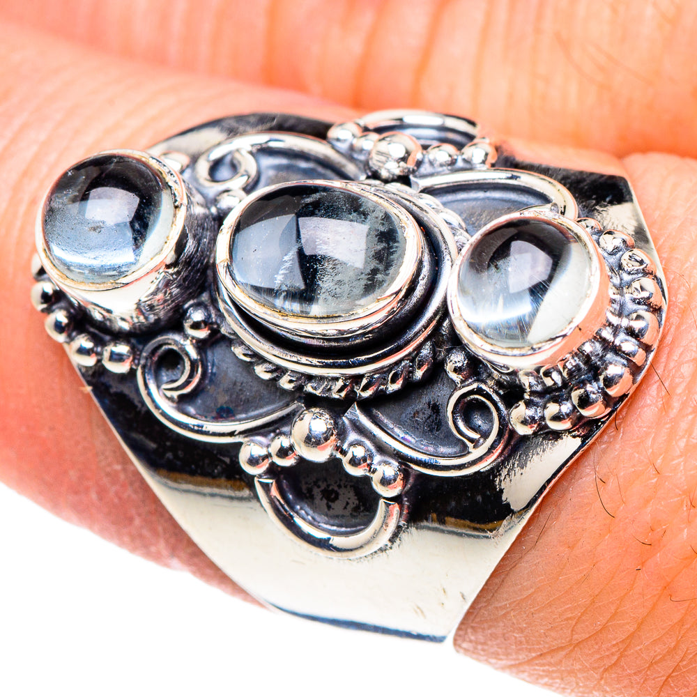 Aquamarine Rings handcrafted by Ana Silver Co - RING93717