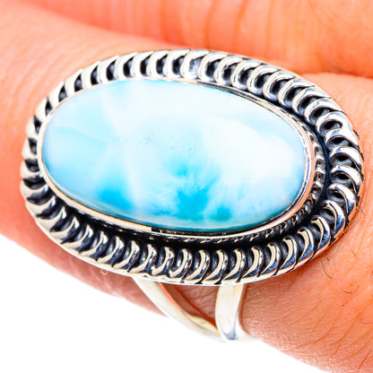 Larimar Rings handcrafted by Ana Silver Co - RING93718