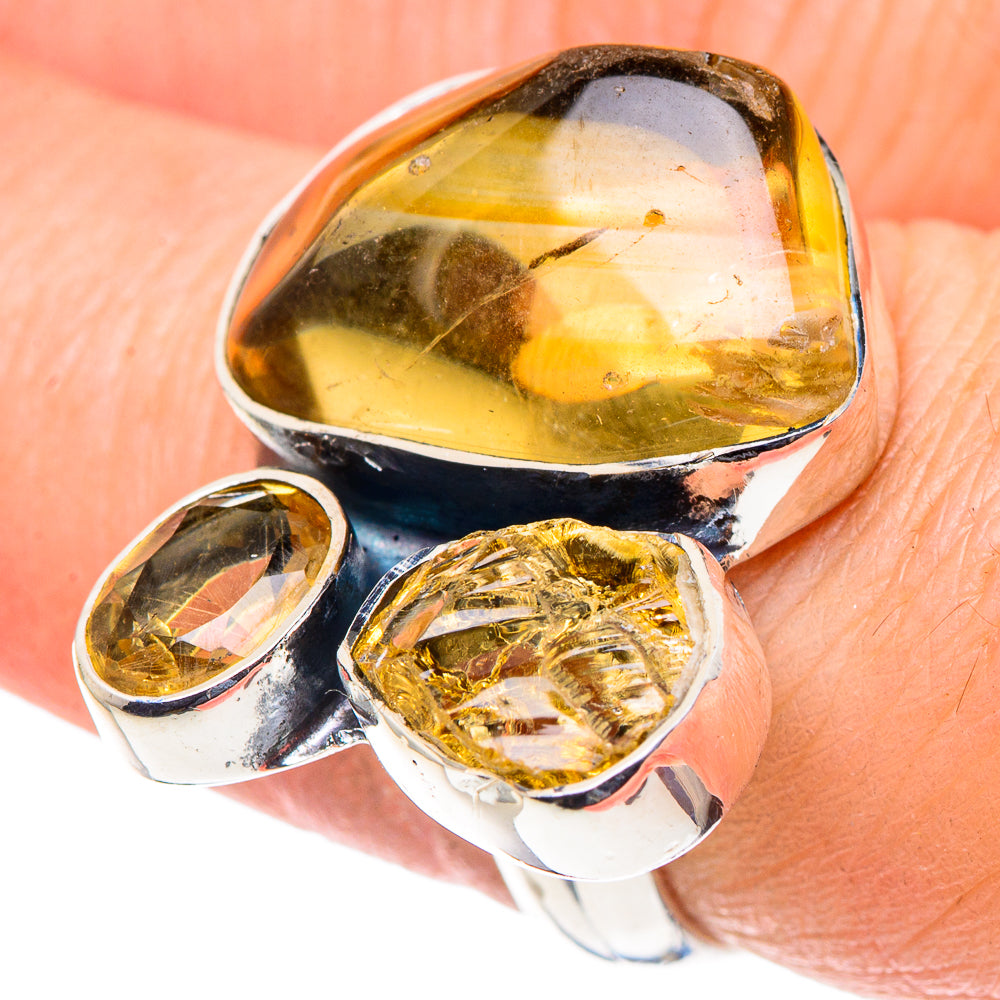 Citrine Rings handcrafted by Ana Silver Co - RING93725