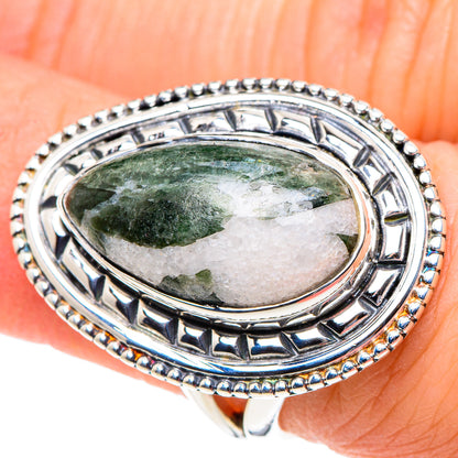 Seraphinite Rings handcrafted by Ana Silver Co - RING93743