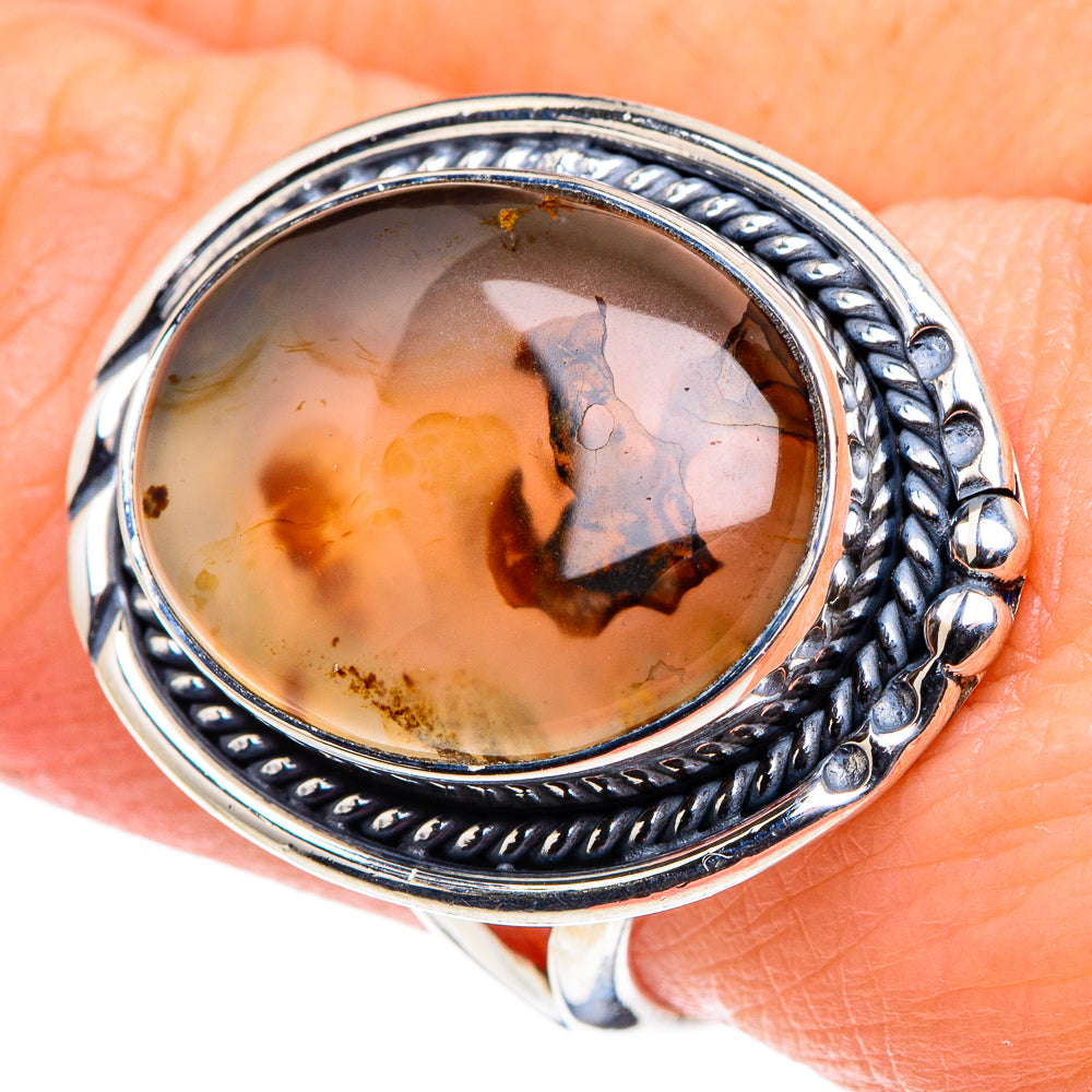 Montana Agate Rings handcrafted by Ana Silver Co - RING93747