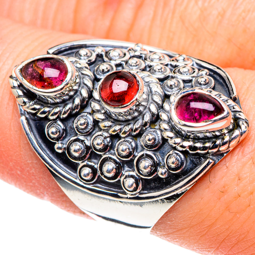 Garnet Rings handcrafted by Ana Silver Co - RING93751