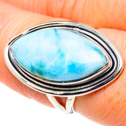 Larimar Rings handcrafted by Ana Silver Co - RING93763