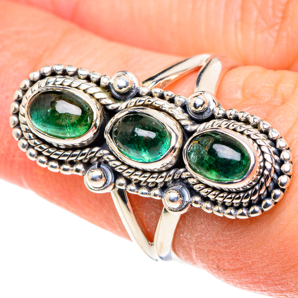 Green Aventurine Rings handcrafted by Ana Silver Co - RING93767