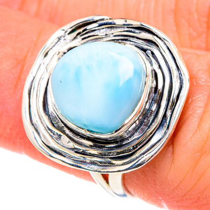 Larimar Rings handcrafted by Ana Silver Co - RING93788