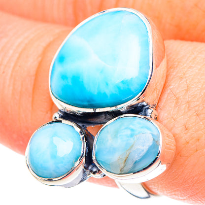 Larimar Rings handcrafted by Ana Silver Co - RING93804