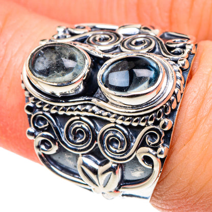 Aquamarine Rings handcrafted by Ana Silver Co - RING93808