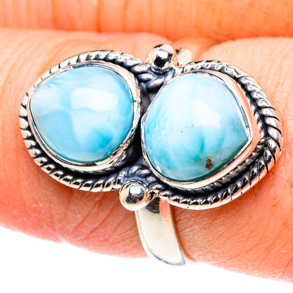 Larimar Rings handcrafted by Ana Silver Co - RING93811