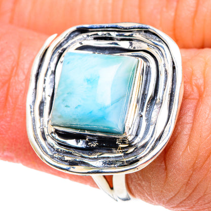Larimar Rings handcrafted by Ana Silver Co - RING93813